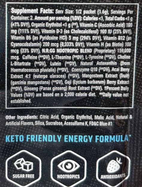 GamerSupps GG Energy Nutrition Facts (Tiny Details Revealed) – Energy ...