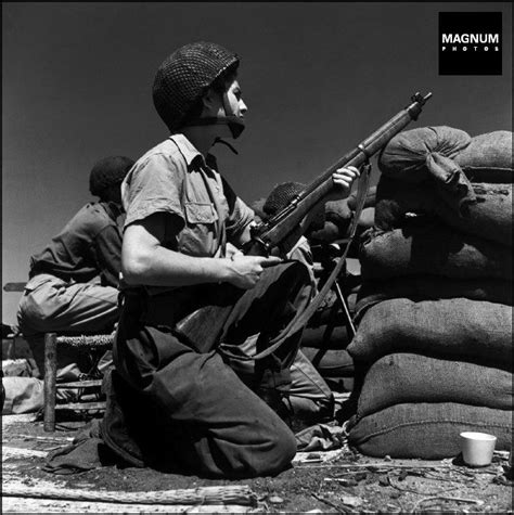 A member of the Haganah, Israel 1948//Robert Capa