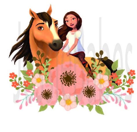 Spirit Riding Free & Lucky Sublimation File Digital Print and - Etsy