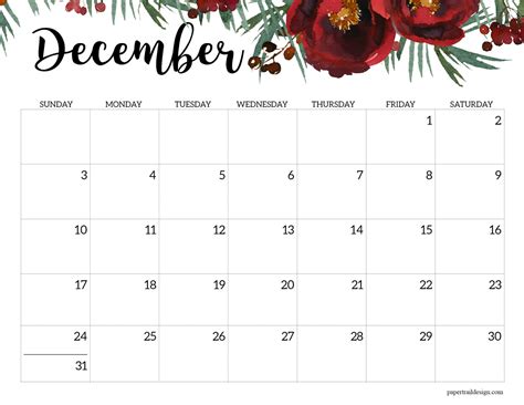 December 2023 Calendar Floral - Get Calender 2023 Update