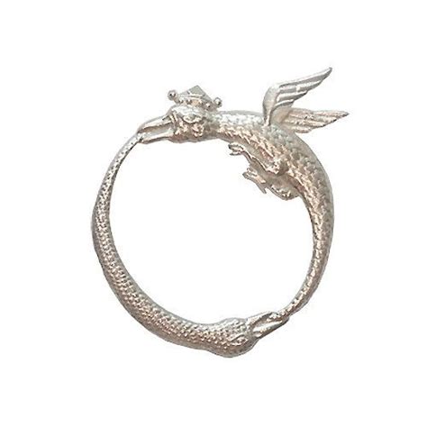 Double Ouroboros Charm. Solid Sterling Silver. All Souls Trilogy. Cadsawan Jewelry | Magical ...