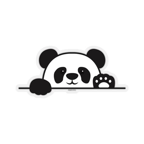 Cute Panda Wall Decals Funny Black White Light Switch Sticker - Etsy ...