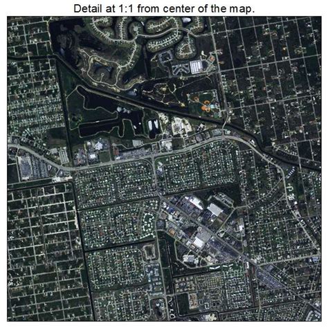 Aerial Photography Map of Lehigh Acres, FL Florida