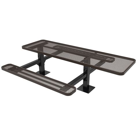 Rectangular Double Pedestal Table - Accessible - Dura Core