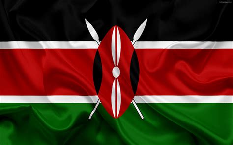 Download wallpapers Kenyan flag, Africa, Kenya, national symbols, flag ...