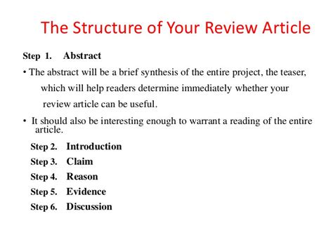 How to Write an Article Review from Scratch. Article review example