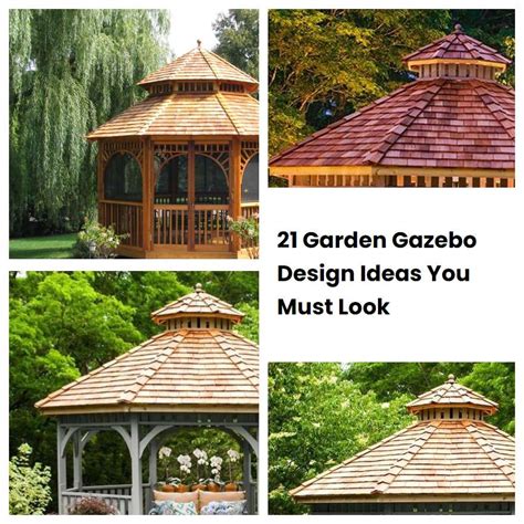 21 Garden Gazebo Design Ideas You Must Look | SharonSable