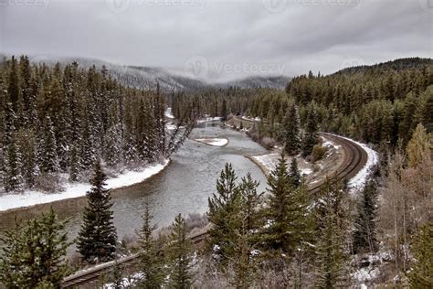 Rocky Mountains Winter Fall 5181783 Stock Photo at Vecteezy