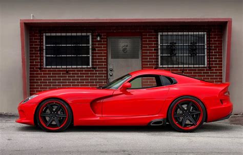 Wallpaper RED, DODGE, RED DODGE VIPER, VIPER images for desktop, section dodge - download