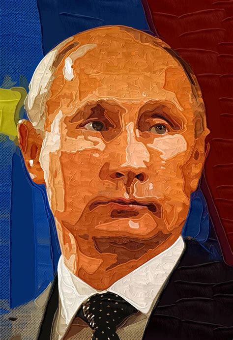 Vladimir Putin Portrait by Victor Gladkiy