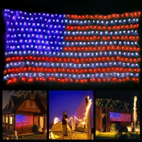 USA Flag Lights – Lucid Solar Lights