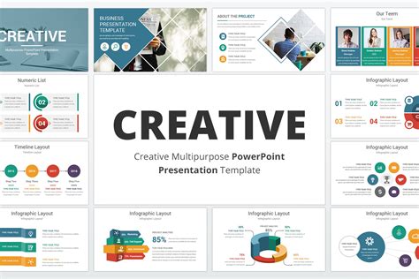 Creative multipurpose PowerPoint Presentation Template (150215) | Presentation Templates ...