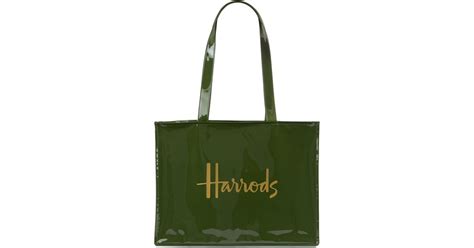 Harrods Logo Tote Bag in Green - Lyst