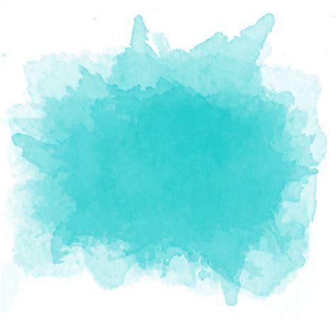 Teal Watercolor Png - Free Logo Image