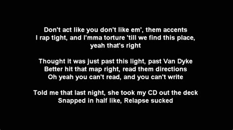 Eminem Rap Battle Lyrics