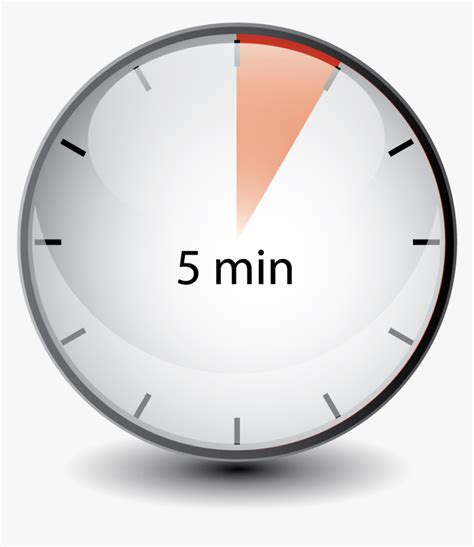 Clip Art 5 Minute Timer Clipart - 5 Minute Clock Png, Transparent Png , Transparent Png Image ...