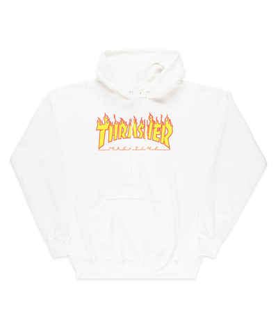 Thrasher Flame Hoodie (white) online kaufen | skatedeluxe