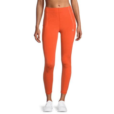 Sports Illustrated Womens High Rise Moisture Wicking 7/8 Ankle Leggings - JCPenney