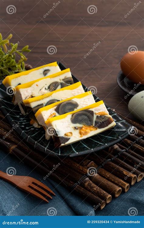 Delicious Steamed Three Color Egg Made by Salted Egg, Pidan, and ...