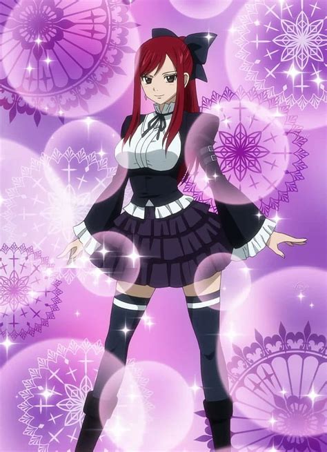 HD wallpaper: anime, Fairy Tail, thigh-highs, Scarlet Erza | Wallpaper ...