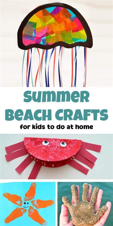 Fun Beach and Under the Sea Themed Summer Crafts for Kids!