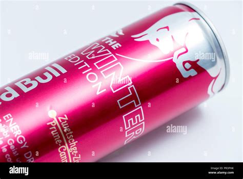 Red Bull energy drink winter edition rose purple cinnamon plum Stock ...