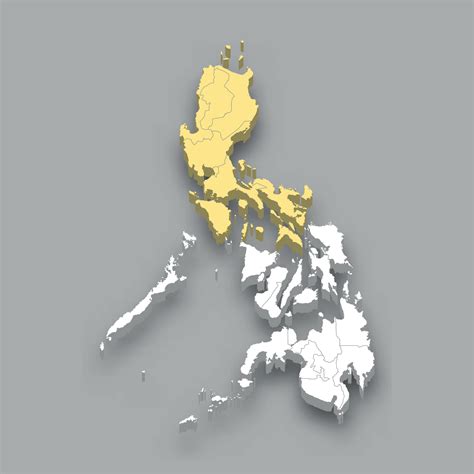 Luzon region location within Philippines map 25355671 Vector Art at Vecteezy