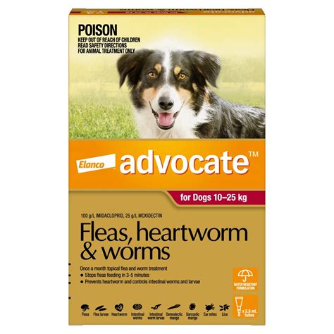 Advocate Flea & Worm Control for Dogs 10-25kg