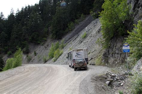 Images of 'The Hill' on BC Highway 20, Bella Coola