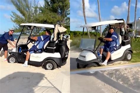 DJ Khaled Gets Golf Cart Stuck, Still Gives Motivational Speech - XXL