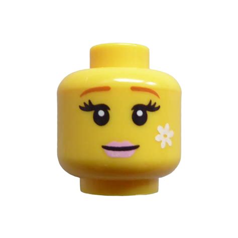 LEGO Yellow Fairy Head (Recessed Solid Stud) (3626) | Brick Owl - LEGO ...