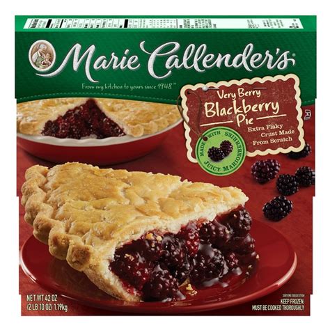 Marie Callender's Very Berry Blackberry Pie (42 oz) - Instacart