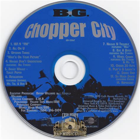 B.G. - Chopper City: 2nd Press. CD | Rap Music Guide