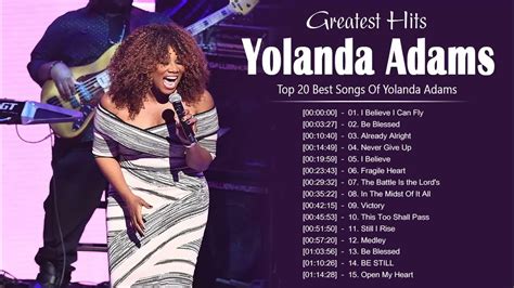 Yolanda Adams | Best Songs Of Yolanda Adams | Top Gospel Music Of Yolanda Adams - YouTube