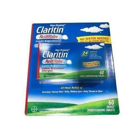 Claritin RediTabs 10 mg. Non-Drowsy, 70 Tablets | ShelHealth