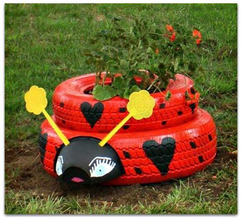 More RECYCLED tires in the GARDEN! - Two Women and a Hoe®