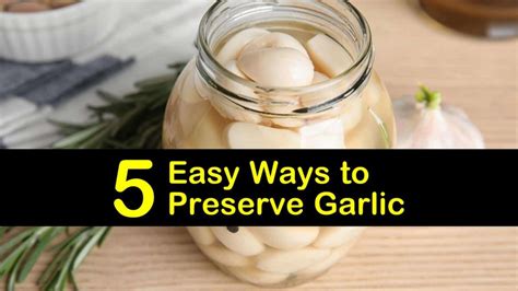 5 Easy Ways to Preserve Garlic