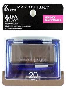 Maybelline Ultra-Brow Powder 20 Dark Brown Eyebrow Color Makeup 404 New Look | eBay