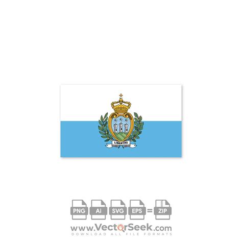 San Marino Flag Vector - (.Ai .PNG .SVG .EPS Free Download)