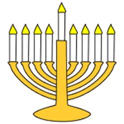 Menorah - Paper craft (Instructions)