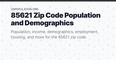 85621 Zip Code Population | Income, Demographics, Employment, Housing