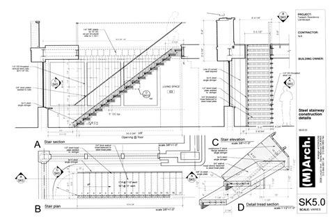 detail drawing stair - Google-søk | Exterior stairs, Stair detail ...