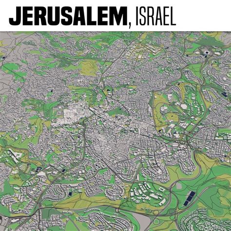 City jerusalem 3D model - TurboSquid 1429250