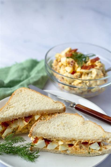 Bacon Egg Salad Sandwich - Awesome on 20