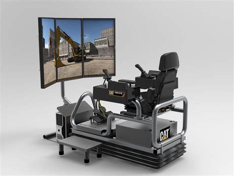 新型 Cat® 高级施工挖掘机模拟器系统教授操作员技能 - CAT® SIMULATORS