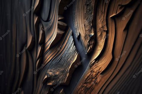 Premium AI Image | Nature wood texture wallpaper 8k day light ...