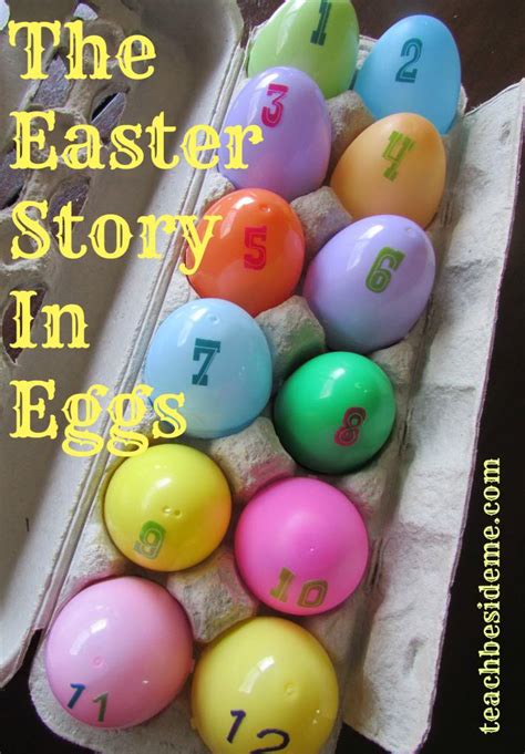 The Easter Story in Eggs - Resurrection Eggs - Teach Beside Me