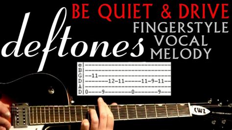 Deftones Be Quiet And Drive Far Away Fingerstyle Instrumental Guitar Lesson & Tabs Tutorial ...