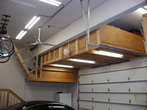 Overhead Garage Storage | Overhead garage storage, Garage loft, Garage ...