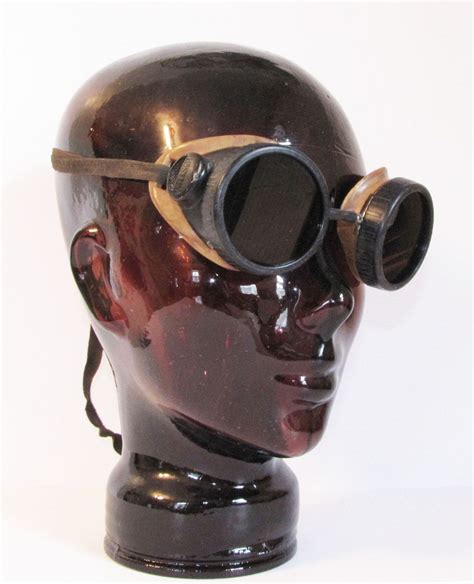 Steampunk Willson Bakelite Welding Goggles, Steampunk Welding Goggles, Steampunk Goggles ...